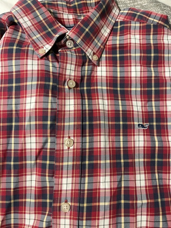 Vineyard Vines Other - Vineyard Vines Red and Blue Plaid Button Down Shirt